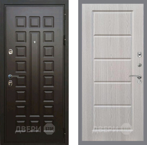 Входная металлическая Дверь Рекс (REX) Премиум 3к FL-39 Беленый дуб в Лыткарино