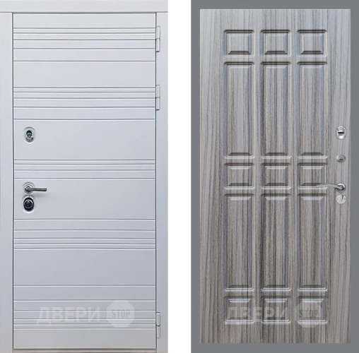 Входная металлическая Дверь Рекс (REX) 14 Силк Сноу FL-33 Сандал грей в Лыткарино