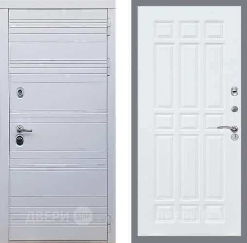 Входная металлическая Дверь Рекс (REX) 14 Силк Сноу FL-33 Силк Сноу в Лыткарино