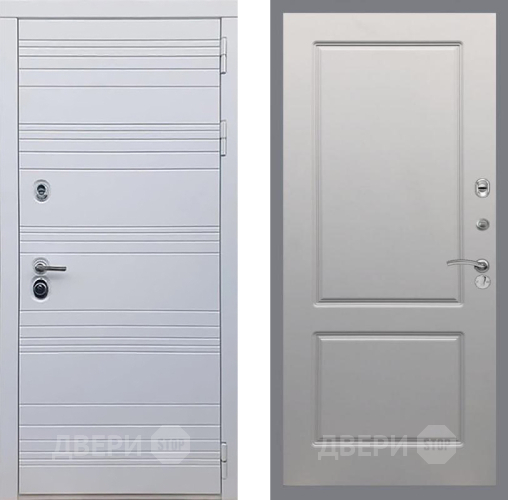 Входная металлическая Дверь Рекс (REX) 14 Силк Сноу FL-117 Грей софт в Лыткарино