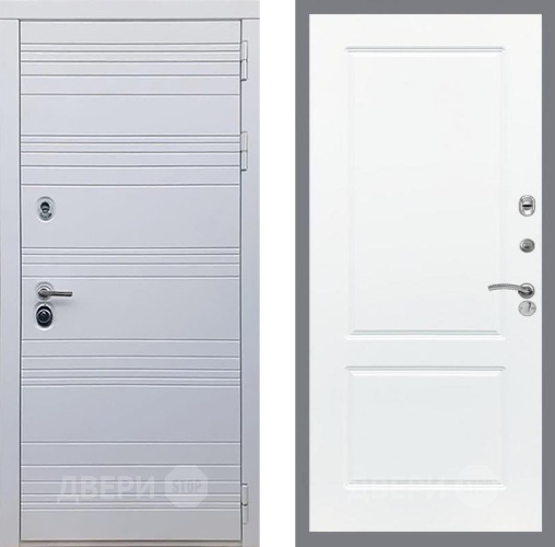Входная металлическая Дверь Рекс (REX) 14 Силк Сноу FL-117 Силк Сноу в Лыткарино