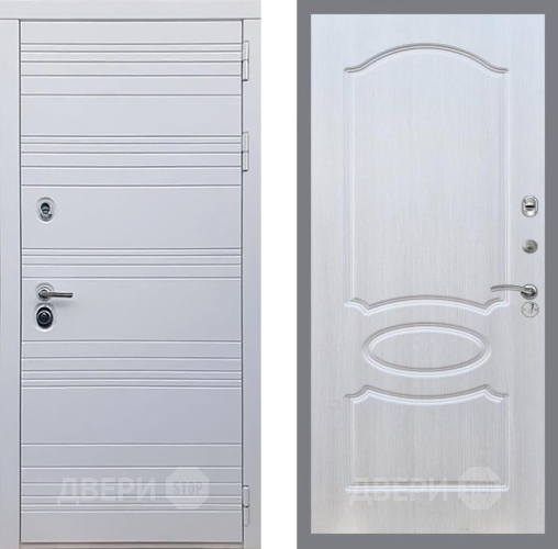 Входная металлическая Дверь Рекс (REX) 14 Силк Сноу FL-128 Лиственница беж в Лыткарино