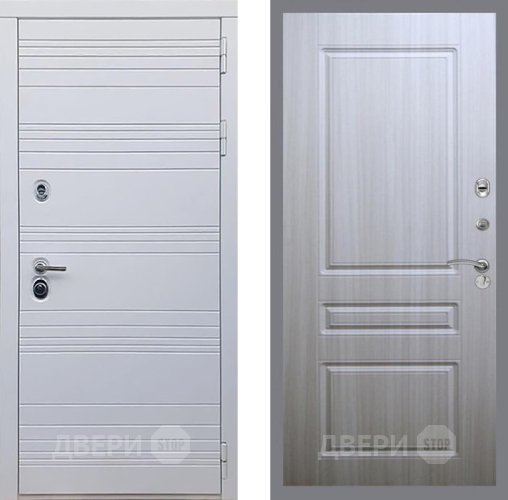 Входная металлическая Дверь Рекс (REX) 14 Силк Сноу FL-243 Сандал белый в Лыткарино