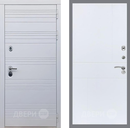 Входная металлическая Дверь Рекс (REX) 14 Силк Сноу FL-290 Силк Сноу в Лыткарино
