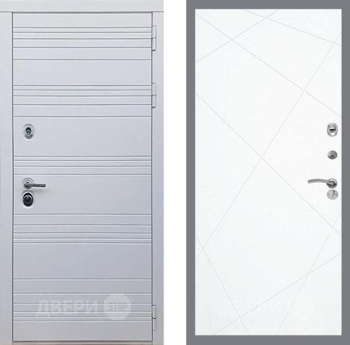 Входная металлическая Дверь Рекс (REX) 14 Силк Сноу FL-291 Силк Сноу в Лыткарино