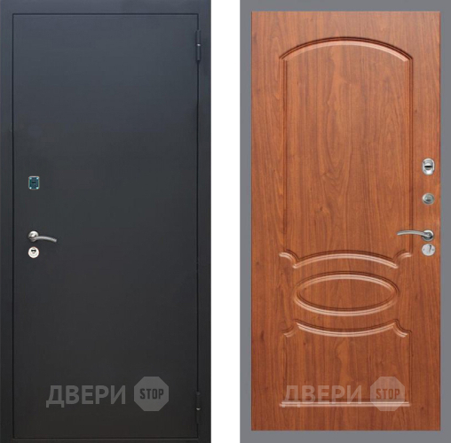 Входная металлическая Дверь Рекс (REX) 1A Черный Муар FL-128 Морёная берёза в Лыткарино