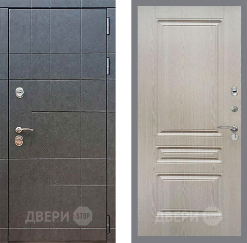 Входная металлическая Дверь Рекс (REX) 21 FL-243 Беленый дуб в Лыткарино