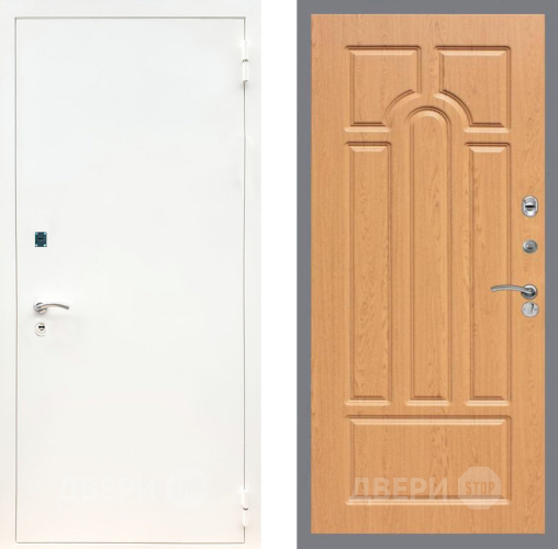 Дверь Рекс (REX) 1А Белая шагрень FL-58 Дуб в Лыткарино