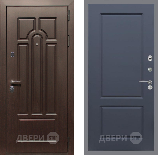 Входная металлическая Дверь Рекс (REX) Эврика FL-117 Силк титан в Лыткарино