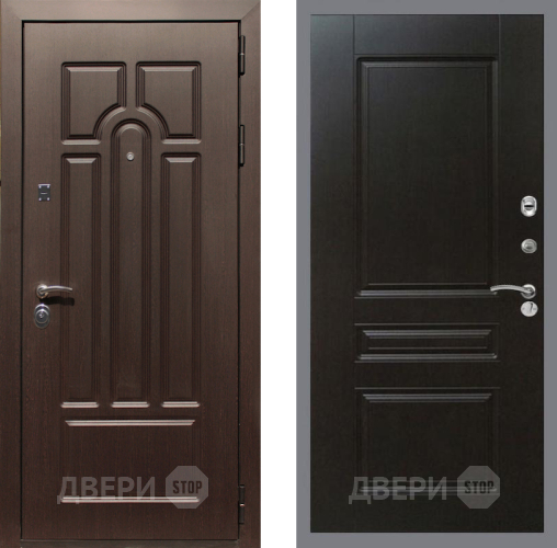 Входная металлическая Дверь Рекс (REX) Эврика FL-243 Венге в Лыткарино