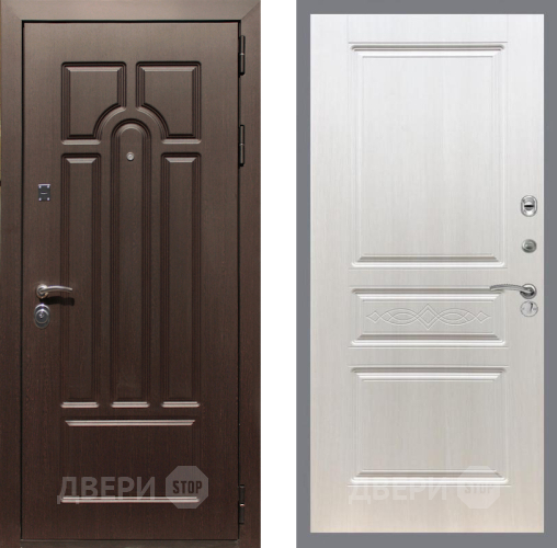 Входная металлическая Дверь Рекс (REX) Эврика FL-243 Лиственница беж в Лыткарино