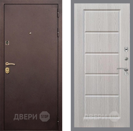 Входная металлическая Дверь Рекс (REX) Лайт 3К FL-39 Беленый дуб в Лыткарино