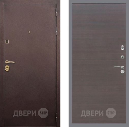 Входная металлическая Дверь Рекс (REX) Лайт 3К GL венге поперечный в Лыткарино
