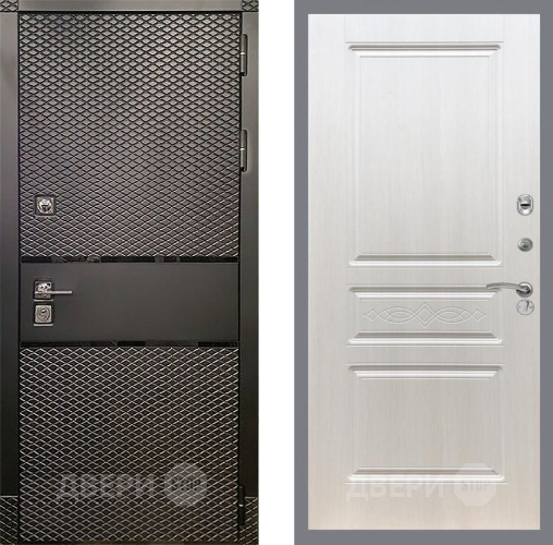 Входная металлическая Дверь Рекс (REX) 15 Черный Кварц FL-243 Лиственница беж в Лыткарино