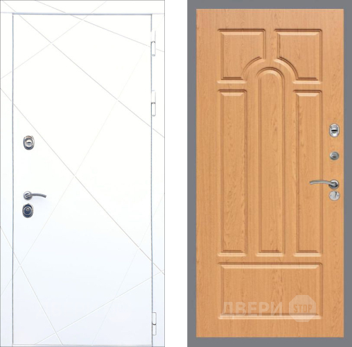 Входная металлическая Дверь Рекс (REX) 13 Силк Сноу FL-58 Дуб в Лыткарино