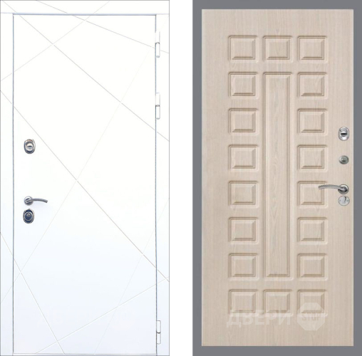 Входная металлическая Дверь Рекс (REX) 13 Силк Сноу FL-183 Беленый дуб в Лыткарино