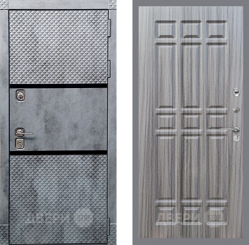 Входная металлическая Дверь Рекс (REX) 15 Бетон Темный FL-33 Сандал грей в Лыткарино