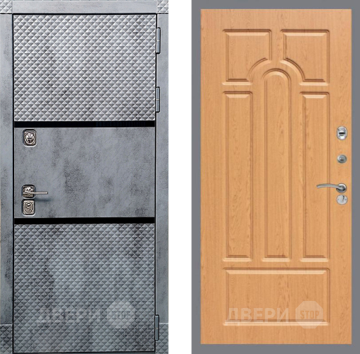 Входная металлическая Дверь Рекс (REX) 15 Бетон Темный FL-58 Дуб в Лыткарино