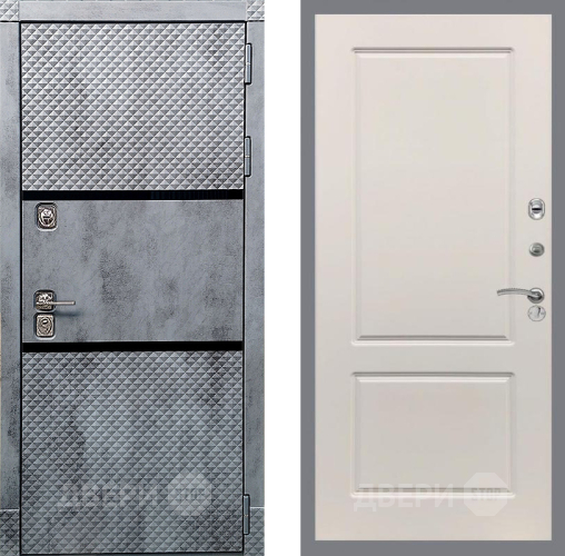 Входная металлическая Дверь Рекс (REX) 15 Бетон Темный FL-117 Шампань в Лыткарино