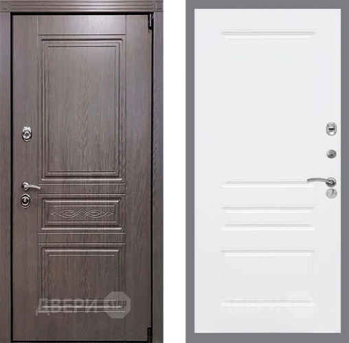 Входная металлическая Дверь Рекс (REX) Премиум-S FL-243 Силк Сноу в Лыткарино