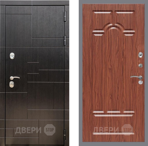 Входная металлическая Дверь Рекс (REX) 20 FL-58 орех тисненый в Лыткарино