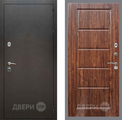 Дверь Рекс (REX) 5 Серебро Антик FL-39 орех тисненый в Лыткарино