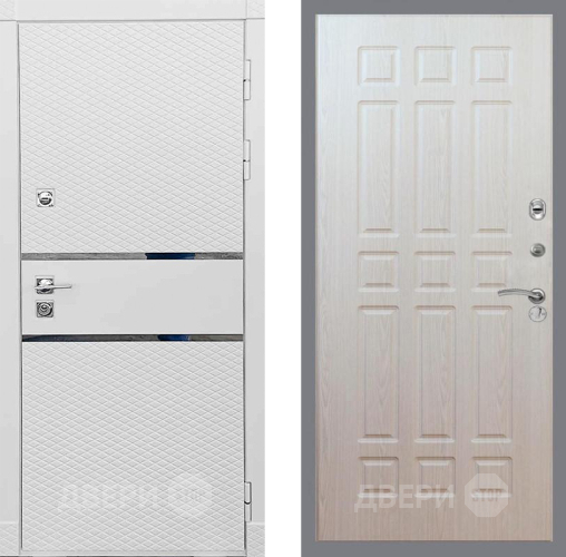 Входная металлическая Дверь Рекс (REX) 15 Силк Сноу FL-33 Беленый дуб в Лыткарино