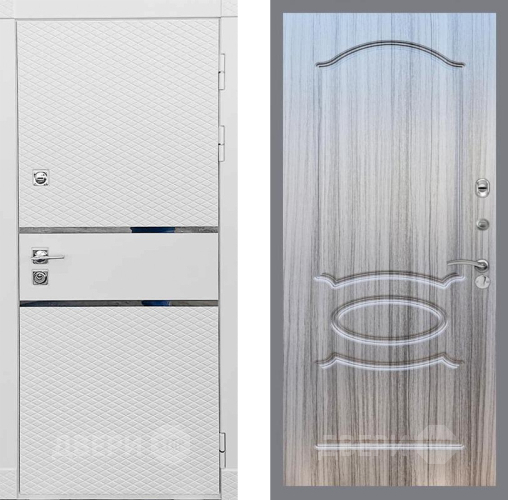 Входная металлическая Дверь Рекс (REX) 15 Силк Сноу FL-128 Сандал грей в Лыткарино