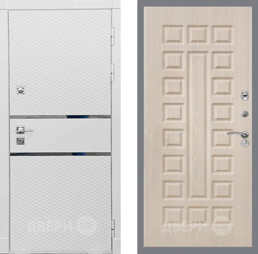 Входная металлическая Дверь Рекс (REX) 15 Силк Сноу FL-183 Беленый дуб в Лыткарино