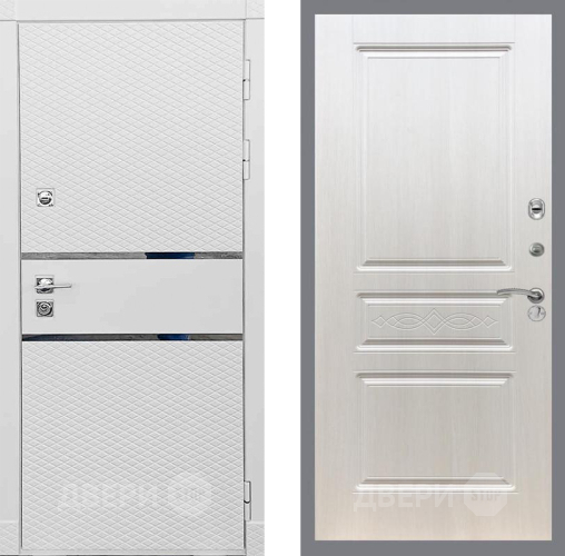 Входная металлическая Дверь Рекс (REX) 15 Силк Сноу FL-243 Лиственница беж в Лыткарино