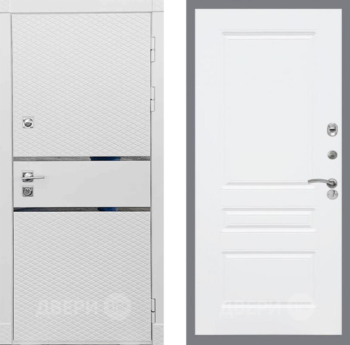 Входная металлическая Дверь Рекс (REX) 15 Силк Сноу FL-243 Силк Сноу в Лыткарино