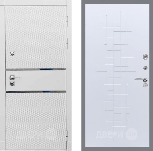 Входная металлическая Дверь Рекс (REX) 15 Силк Сноу FL-289 Белый ясень в Лыткарино
