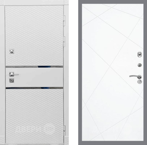 Входная металлическая Дверь Рекс (REX) 15 Силк Сноу FL-291 Силк Сноу в Лыткарино