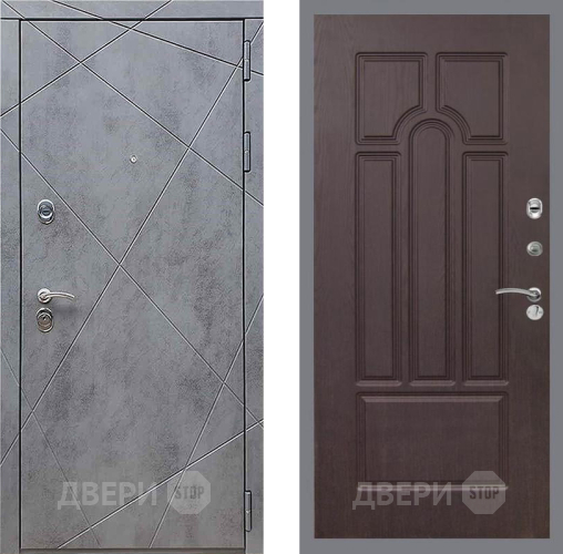 Входная металлическая Дверь Рекс (REX) 13 Бетон Темный FL-58 Венге в Лыткарино