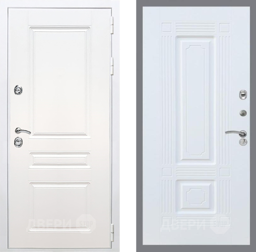 Входная металлическая Дверь Рекс (REX) Премиум-н Силк Сноу FL-2 Силк Сноу в Лыткарино