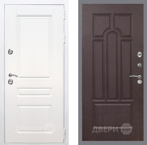 Входная металлическая Дверь Рекс (REX) Премиум-н Силк Сноу FL-58 Венге в Лыткарино