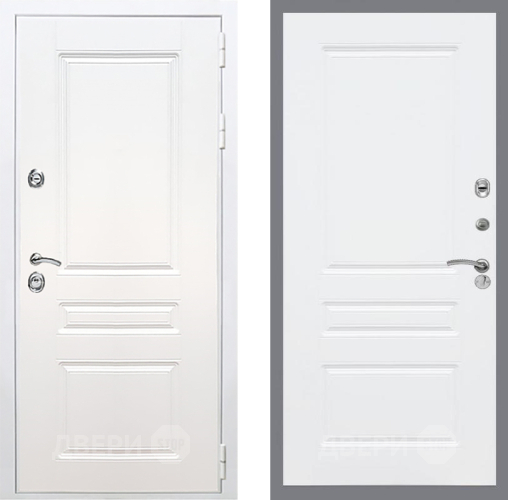 Входная металлическая Дверь Рекс (REX) Премиум-н Силк Сноу FL-243 Силк Сноу в Лыткарино