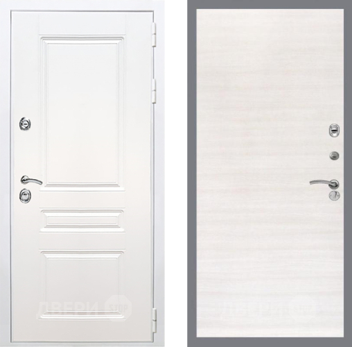 Входная металлическая Дверь Рекс (REX) Премиум-н Силк Сноу GL Акация в Лыткарино