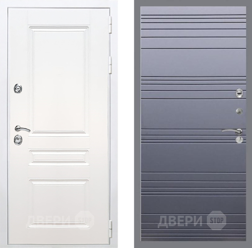 Входная металлическая Дверь Рекс (REX) Премиум-н Силк Сноу Line Силк титан в Лыткарино