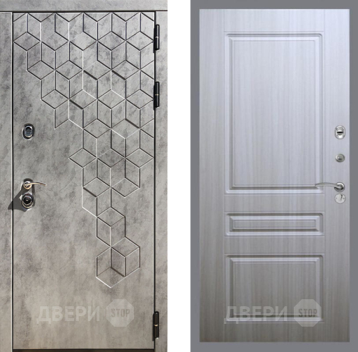 Входная металлическая Дверь Рекс (REX) 23 FL-243 Сандал белый в Лыткарино