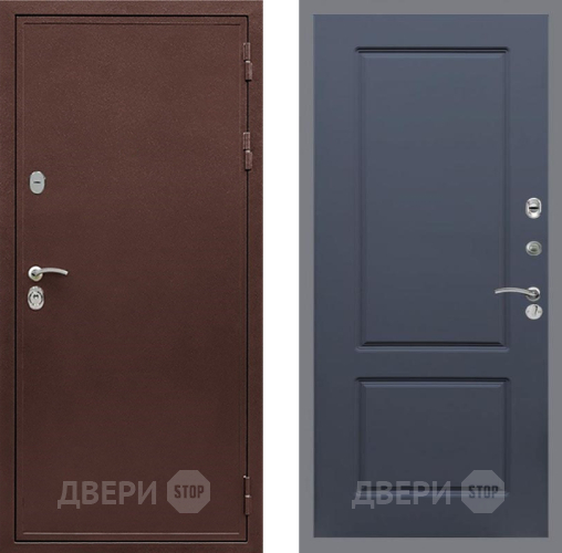 Входная металлическая Дверь Рекс (REX) 5 металл 3 мм FL-117 Силк титан в Лыткарино