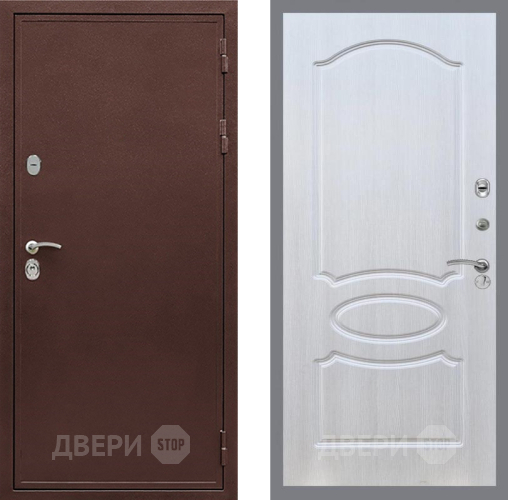 Входная металлическая Дверь Рекс (REX) 5 металл 3 мм FL-128 Лиственница беж в Лыткарино