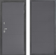 Входная металлическая Дверь Дверной континент ДК-3/649 ФЛ-649 Графит софт в Лыткарино