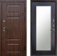 Входная металлическая Дверь Престиж TERMO с терморазрывом Премиум Орех Зеркало пастораль Венге в Лыткарино