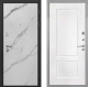 Дверь Интекрон (INTECRON) Гектор Мрамор Арктик КВ-2 Белый матовый