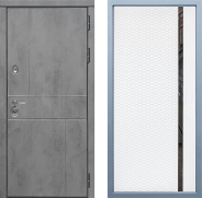 Дверь Дива МД-48 МХ-47 Белый матовый 860х2050 мм