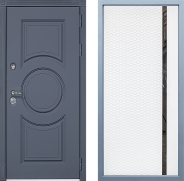 Дверь Дива МХ-30 STR МХ-47 Белый матовый 860х2050 мм