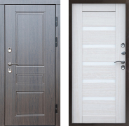 Дверь Престиж TERMO с терморазрывом Классика Царга Лиственница белая