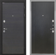 Дверь Интекрон (INTECRON) Гектор Эковенге ФЛ-295 Лофт черный 860х2050 мм