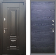 Дверь Рекс (REX) 9 GL Дуб тангенальный черный 960х2050 мм